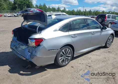 2018 Honda Accord Hybrid Touring из США, поврежденный, VIN 1HGCV3F9XJA004849